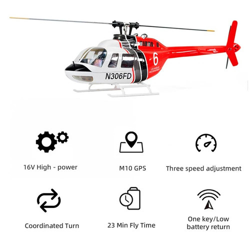 Flywing bell 206 elicottero - bell,