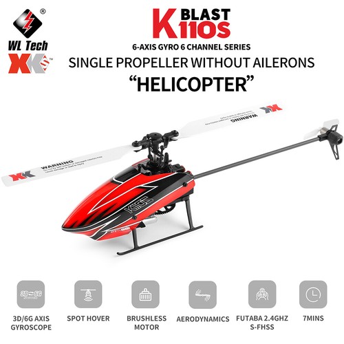 Wltoys k110s 6ch 6g - 6ch, 3d